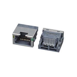Gömülü PCB TH tipi led jack rj45 modüler jack 8P8C smd smt rj45 dişi konnektör 8pin ağ fişi ethernet rj45 konnektör - Product Image 1