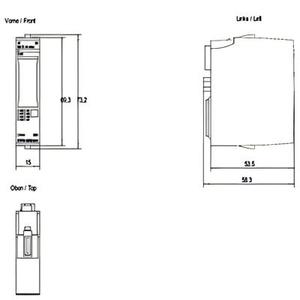 Nuevo y Original 6ES7134-6GF00-0AA1 AI8XI2-/4 hilos tipo básico SIMATIC ET200SP módulo de entrada analógica para Siemens - Product Image 3