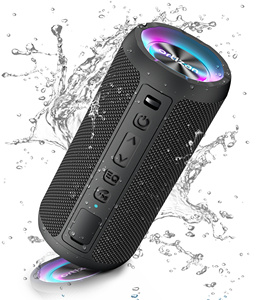 Padrise增强型低音便携式蓝牙扬声器X10pro无线带RGB发光二极管照明防水支持定制 - Product Image 1
