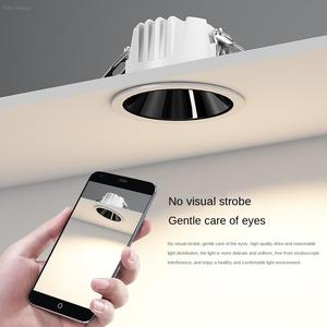 ไฟดาวน์ไลท์ <span class=keywords><strong>LED</strong></span> แบบบางเฉียบ15วัตต์ตัวเครื่องอลูมิเนียม95มม. CRI80สูง4000K 80LM แสงกลางวัน/<span class=keywords><strong>W</strong></span> สำหรับร้านค้าปลีกในร่ม/โชว์รูม