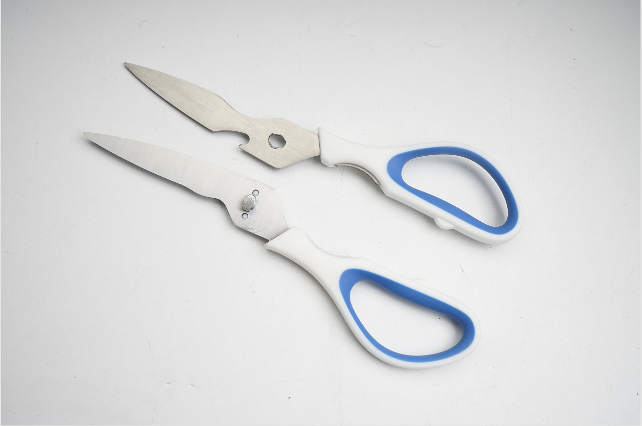 High quality fridge magnetic sheath stainless steel kitchen scissors for food cutting