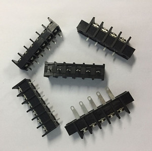 9.5mm Pitch Barrier <strong>Terminal</strong> <strong>Block</strong> With Straight Pin , Threading Wider Pin, <strong>Fix</strong> Ear Hole and Cover KDTE45-9.5 300V 25A - Product Image 5