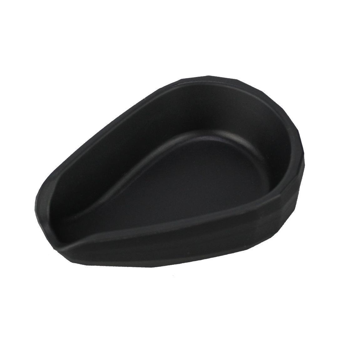 Assiette de haricots noirs