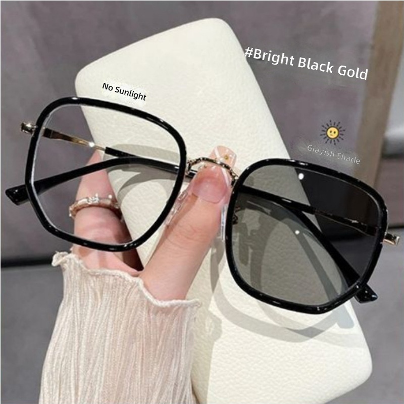 Black gold white gray