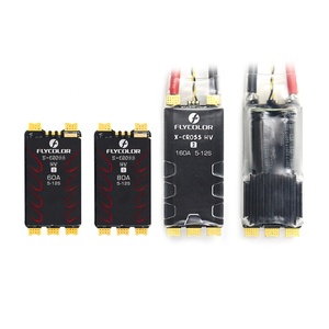 FLYCOLOR X-cross HV ESC BL-32ビット5-12S 60A 80A 120A 160A RCFPVブラシレススピードコントローラー用