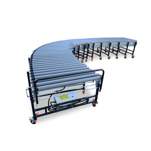 Motorized Roller <strong>Conveyor</strong> Line Customized Flexible Telescopic Roller <strong>Conveyor</strong> for Farm Boxes <strong>Unloading</strong> <strong>Loading</strong> - Product Image 5