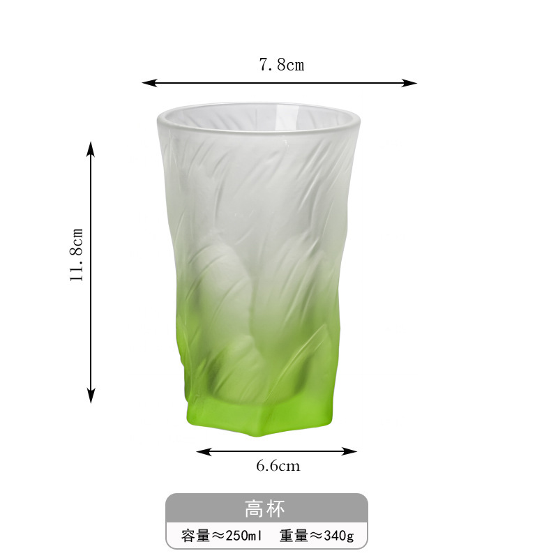 Xuanbing high-cup frosted grass green