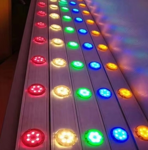 30-50 мм наружное освещение RGB драгоценный камень IP65 ПВХ светодиодный пиксельный узел для сада Рождественский Декор программируемый или с предварительно установленным программами - Product Image 1