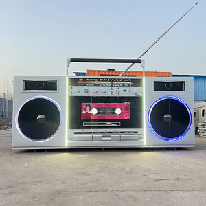 Máy ghi âm thẻ kép trạm ăn nhẹ, menu Cassette trải nghiệm tương tác + thị trường hoài cổ trong khuôn viên trường, xe lưu thông - Product Image 5