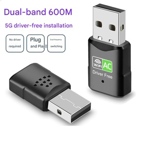 USB <strong>wireless</strong> <strong>network</strong> card receiver, driver-free, 5G dual-band 600M desktop <strong>computer</strong> wifi receiver and transmitter - Product Image 2