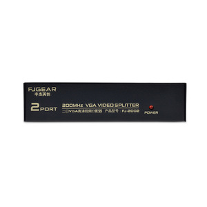 Divisor de vídeo VGA SVGA, amplificador duplicador de alto ancho de banda, 350MHz, 1x2, 2 puertos - Product Image 4