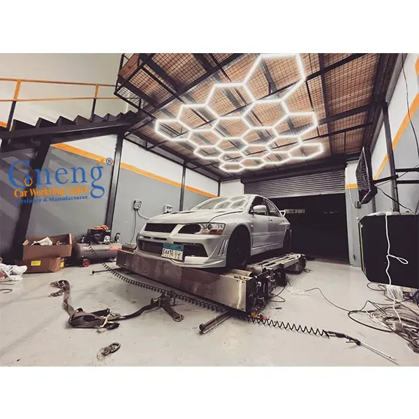 Direkt verkauf Super Bright Honeycomb Decken leuchte Werkstatt Licht Garage für Detail lierung Studio beleuchtung
