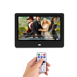 Artıları akıllı 7 "dijital fotoğraf çerçevesi Full HD ekran fotoğraf Video oynatıcı uzaktan kumandalı takvimli saat desteği USB/MMC/SD kart - Product Image 1