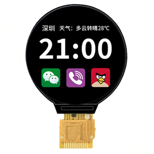 Modulo Display LCD da 1.28 pollici TFT con interfaccia SPI 65K RGB con 350 luminosità e Driver GC9A01 senza TP - Product Image 5