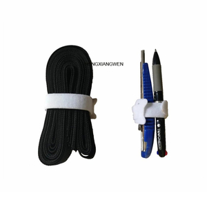 Venta directa de fábrica Espalda con Espalda Gancho de amarre de cables y correa de cable de bucle Sujetador de cables Colorido reutilizable - Product Image 5