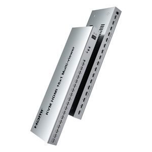 New <strong>KVM</strong> HDMI Multi-viewer 16 <strong>Input</strong> <strong>1</strong> <strong>Output</strong> Videos and Audio Switcher