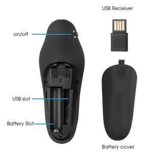 2.4GHz presentazioni Wireless USB penna puntatore Laser a distanza rosso RF PowerPoint Clicker apresenter PPT Controller Presenter - Product Image 3