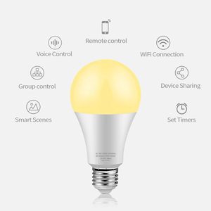 Tuya WIFIコントロールRGBスマートWifi照明E27電球ワイヤレスアプリコントロール調整可能A19 Led Blub - Product Image 2