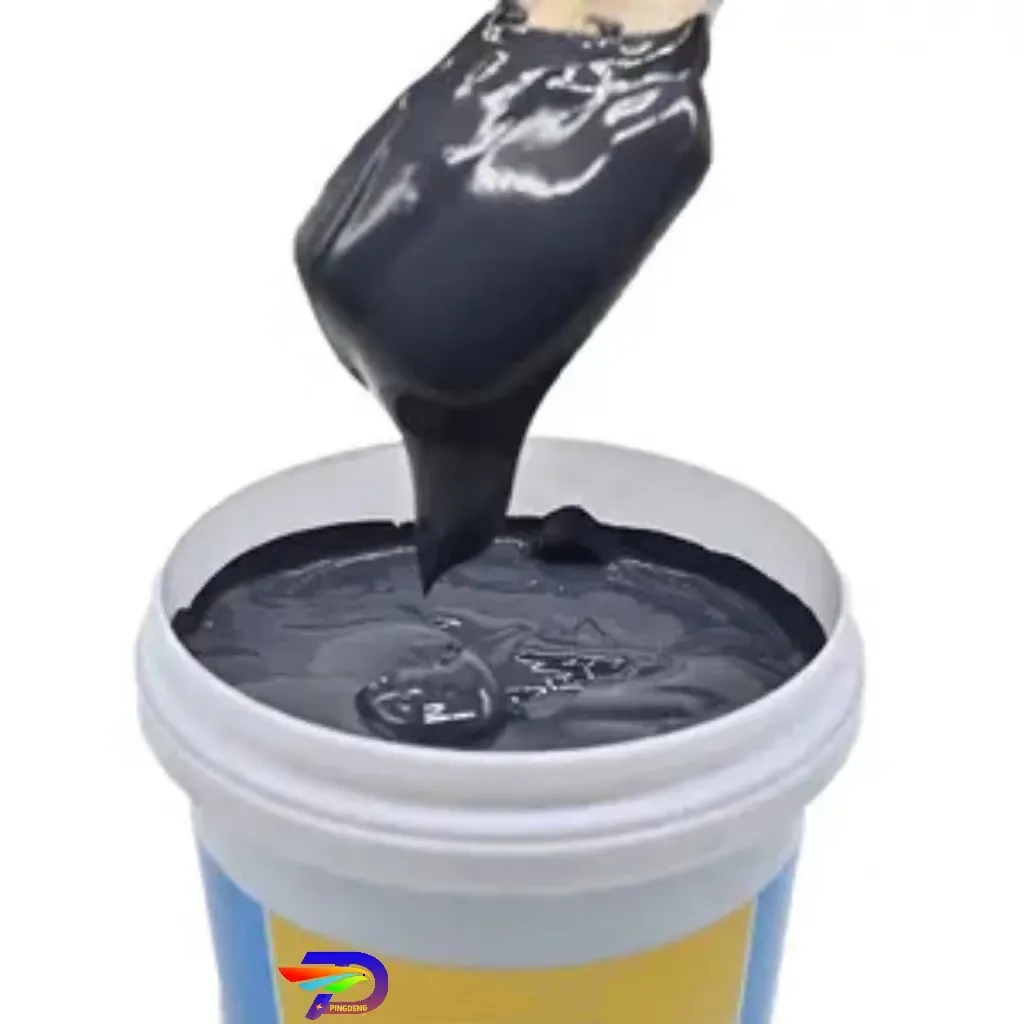 Polyurethane High elastic modified asphalt Liquid waterproof paint rubber waterproof spray coating waterproofing coating for met