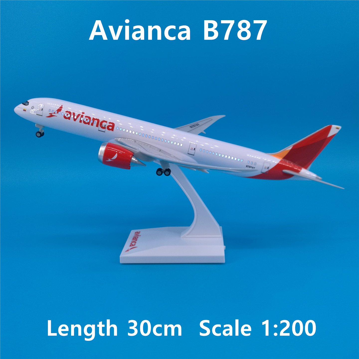 30 cm B787 Avianca