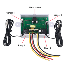AC 110V-220V/24V/12V Termostato Control dual Pantalla digital LCD 50C -110C Interruptor de temperatura ajustable Instrumentos de temperatura