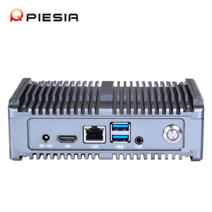Piesia 12th Gen N100 N300 Industrial Mini PC DDR5 2.5G Lan POE 2*Com Edge <strong>Computing</strong> X86 Embedded Fanless <strong>Pico</strong> Itx Computer Case