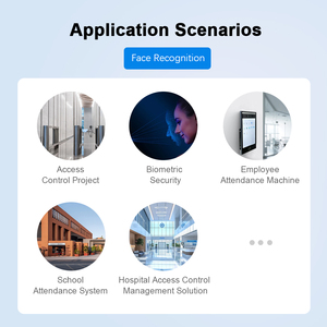 Scanmax 7 polegadas IP65 enfrentam o sistema biométrico terminal do controlo de acesso do reconhecimento com câmeras duplas