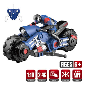 EPT 1 10 uzaktan kumanda 3 döner Trick motosiklet denge sürüklenme araba çocuk iki tekerlekli elektrikli motosiklet ölçekli dublör oyuncak - Product Image 5