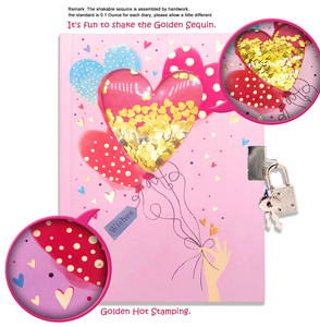 Diario para niños con candado, diario rosa, cuaderno secreto para niñas, diario con candado y llave - Product Image 3