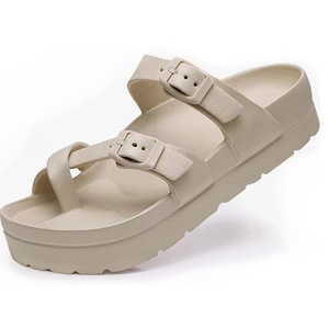 2025 New EVA Platform Sandals Women's Summer Slip-On <strong>Feeling</strong> Thick <strong>Bottom</strong> for Slippers with Soft <strong>Bottom</strong> for Foreign Trade - Product Image 4