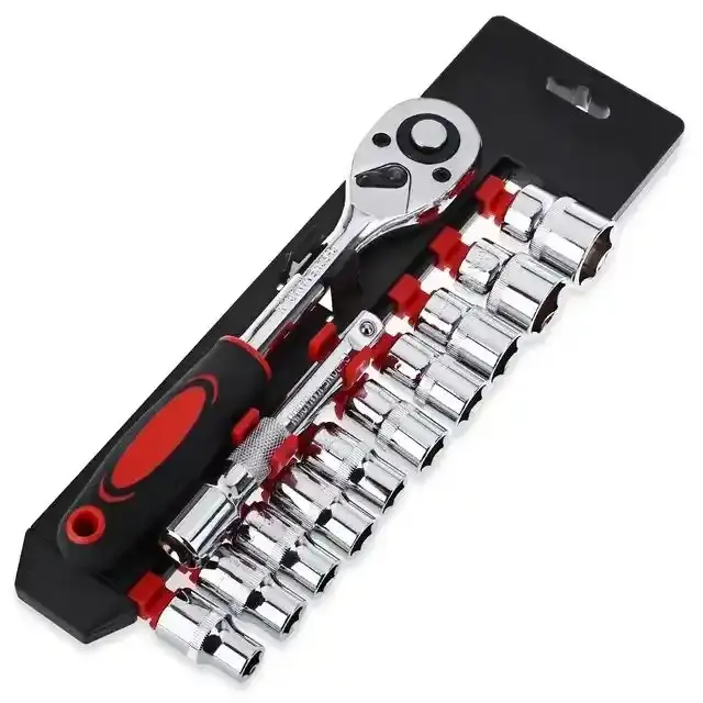 Multifuncional 12PCS Rachet Chave 1/2 1/4 Torque Ratchet Handle Chave Soquete Set Reparação Do Carro Ferramentas Manuais