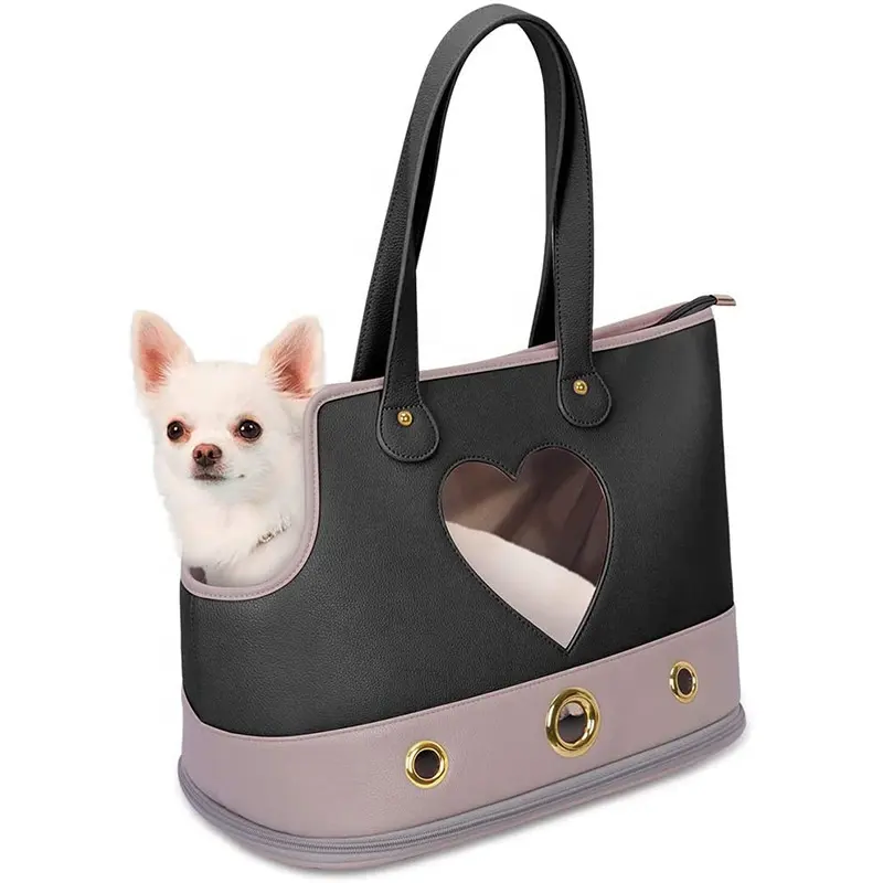 กระเป๋าหนังสำหรับผู้หญิง,กระเป๋าหนังแฟชั่นแบบออกนอกบ้านกระเป๋าสุนัขระบายอากาศได้ดี