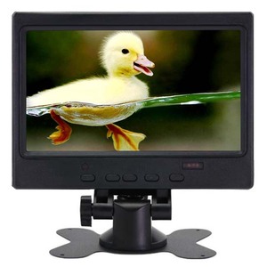 Monitor de seguridad de pantalla multifunción de 7 pulgadas Monitor de pantalla de cámara de visión trasera de autobús de coche TFT de 7 pulgadas con altavoz de Audio HDMIed AV VGA - Product Image 1