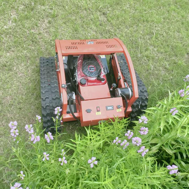 Uzaktan kumanda çim kesici otomatik Robot çim biçme makinesi