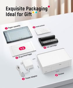 <strong>Printer</strong> 300DPI Portable Mobile Mini Picture Printing Machine MT53 Pocket DIY Share 550Mah Zink Color Photo <strong>Printer</strong> - Product Image 3