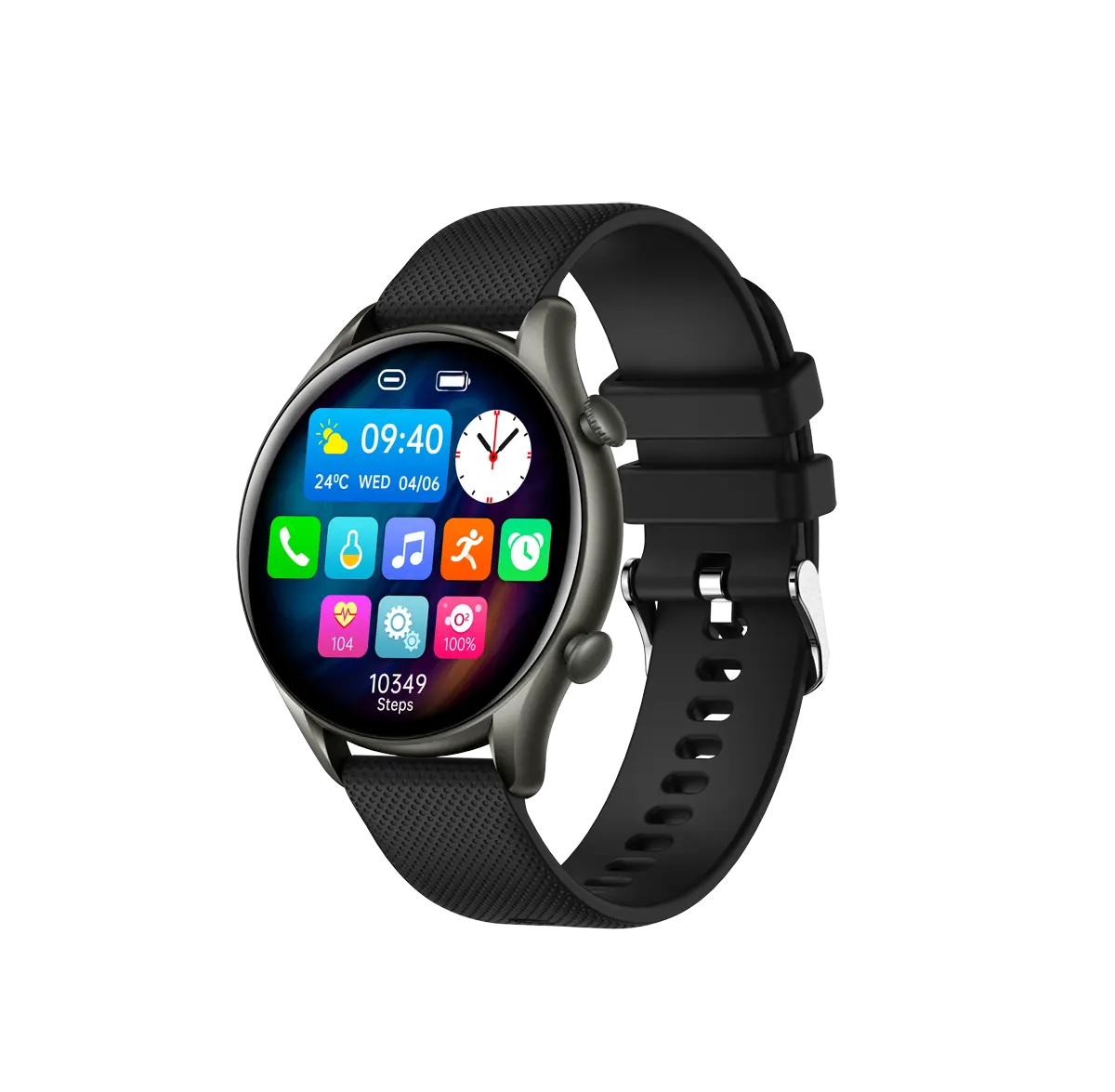 Venda quente VKT60 Relógio Inteligente Realtek8762 Uma Chave Conectar Voz Chamando Chipset FitCloudPro App IP67 À Prova D' Água Smartwatches