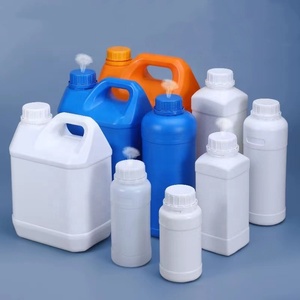 ขวดปั๊ม HDPE พลาสติกสีขาวขนาด250มล. 300มล. 500มล. 600มล. 1000มล. สำหรับเก็บน้ำยาทำความสะอาดโลชั่นพร้อมฝาปิดผนึก