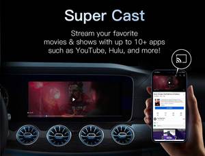 Ushilife không dây xe chơi TV không dây Android 11 ai hộp Carplay Smartbox cho HD đầu ra Youtube Apple Carplay - Product Image 5