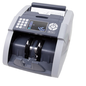 Contador de moneda EURO de alta eficiencia con pantalla LCD Contador De Billetes Máquina contadora de billetes multimoneda - Product Image 1