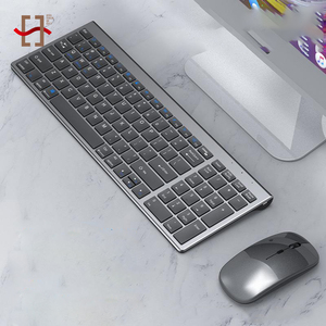 Bộ bàn phím và chuột không dây siêu mỏng <span class=keywords><strong>2</strong></span>.4G HuaShanQi Mini RGB có bàn phím số - Có sẵn trong kho - Product Image 3