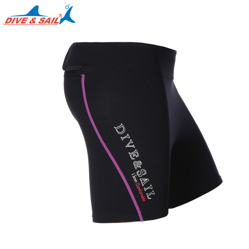 Pantalon noir/violet pour femme