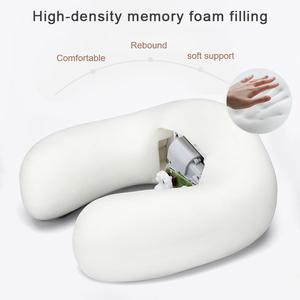 Bestseller-Produkte 2025 Travel Car Home Elektrische Vibrations wärme U-Form Zervix kissen Massage gerät Nacken massage kissen