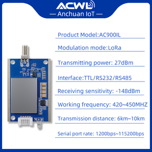 Módulo transceptor inalámbrico AC900IL LoRa 485/433 Módulo de transmisión y recepción de datos de puerto serie PLC inalámbrico