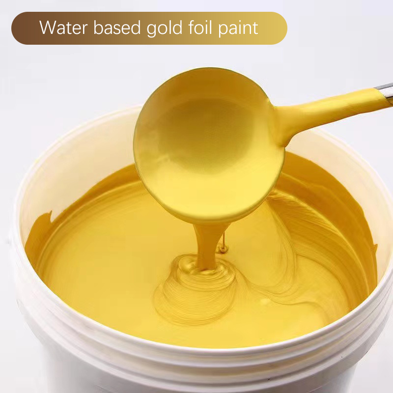 Peinture à base d'eau de feuille d'or (>1000kg)