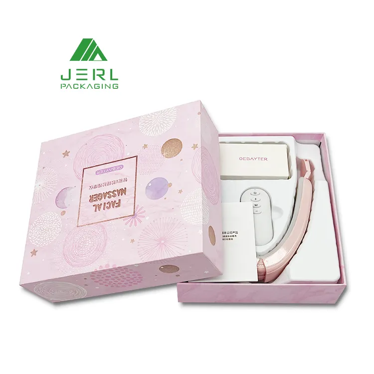 Упаковочные коробки для массажа лица с логотипом на заказ, коробка для красоты для девочек