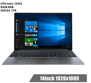 Ultra-thin 14 Inch 3K Monitor J4125 Laptop 1920*1080 Screen <strong>Notebook</strong> <strong>Computer</strong> with windows 10 OS - Product Image 3