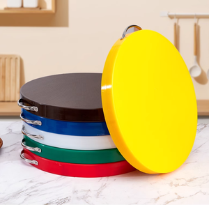 Tùy chỉnh kích thước tinh khiết PE nhựa thớt Board Vòng <span class=keywords><strong>butcher</strong></span> cắt khối cho đồ dùng nhà bếp - Product Image 3