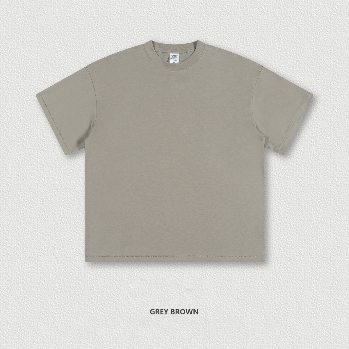 GRIS MARRÓN-Manga Corta