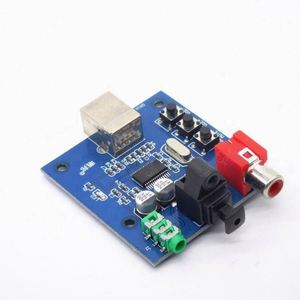 PCM2704音频数模转换器USB至S/PDIF声卡hifi数模转换器解码器板3.5毫米同轴光纤输出 - Product Image 4