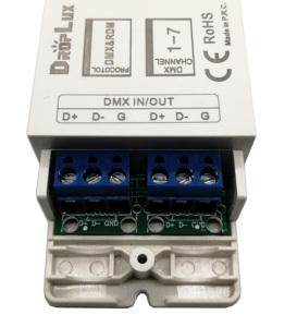 4CH 4 EN 1 PWM ajustable DMX RDM LED DMX decodificador RGB controlador DMX512 decodificador RGBW